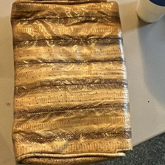 Biella snake skin clutch. With change bag. - Picture 2 of 5